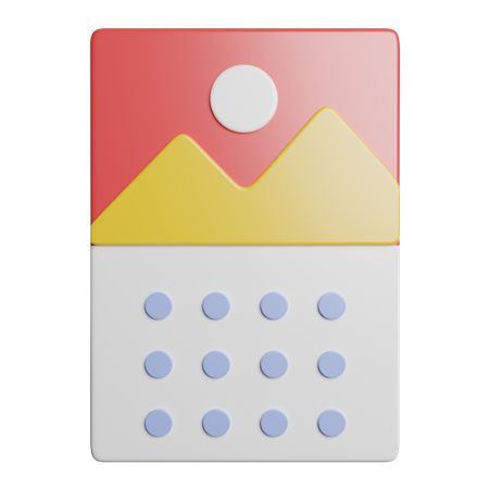 Calendar  3D Icon