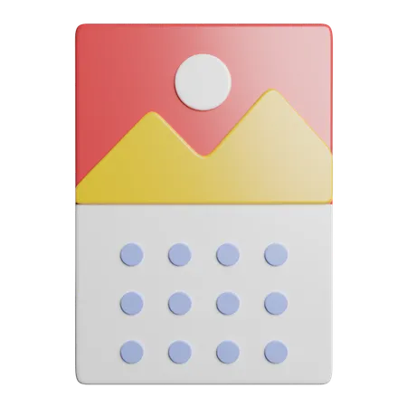 Calendar  3D Icon