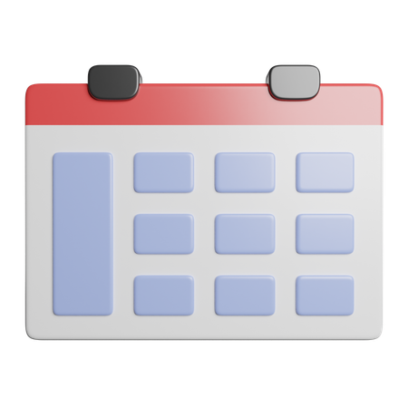 Calendar  3D Icon