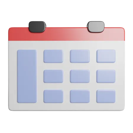 Calendar  3D Icon