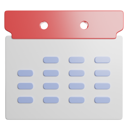 Calendar  3D Icon