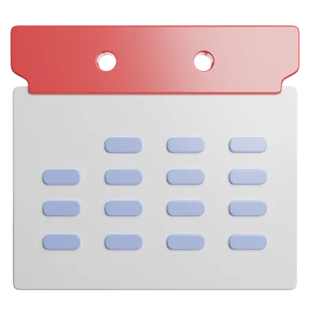 Calendar  3D Icon