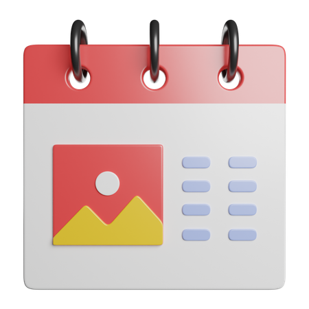 Calendar  3D Icon