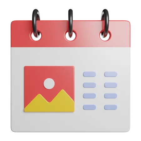 Calendar  3D Icon