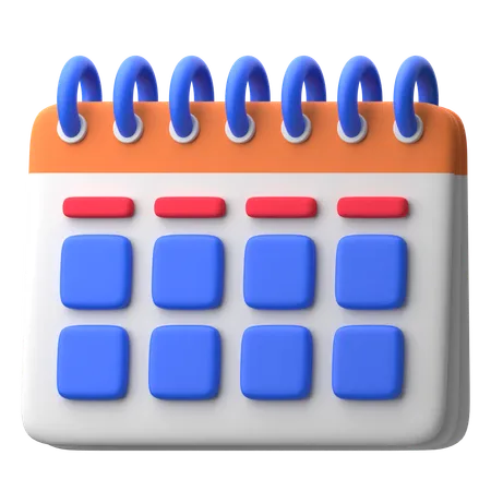 Calendar  3D Icon