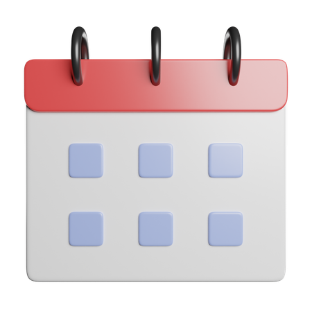 Calendar  3D Icon