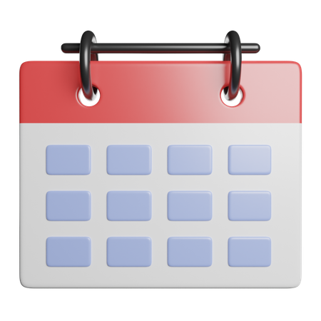 Calendar  3D Icon