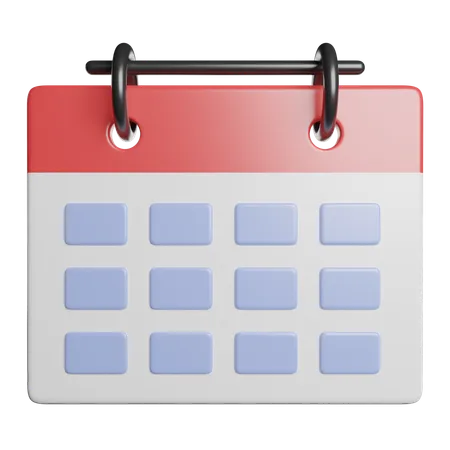 Calendar  3D Icon