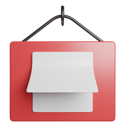 Calendar  3D Icon