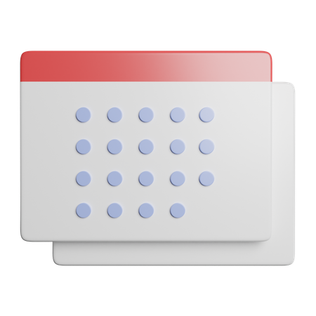 Calendar  3D Icon