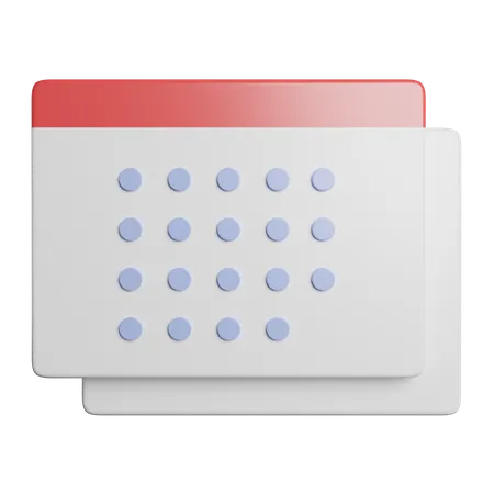 Calendar  3D Icon