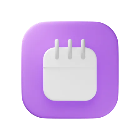 Calendar  3D Icon