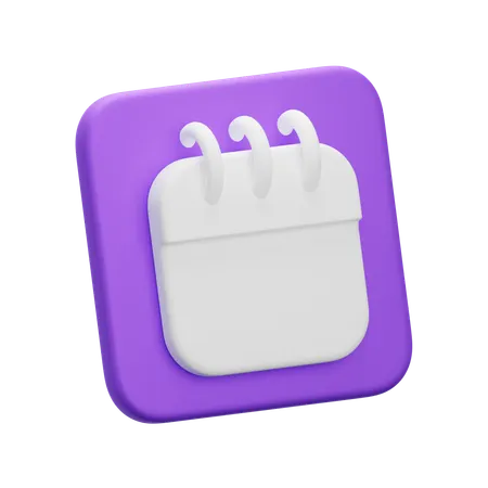 Calendar  3D Icon