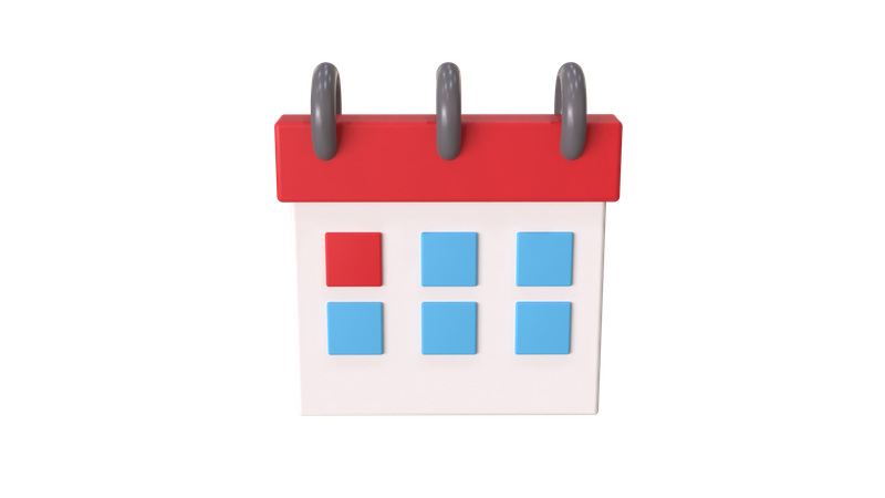 Calendar  3D Icon