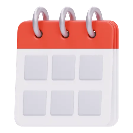 Calendar  3D Icon