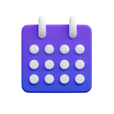 Calendar  3D Icon