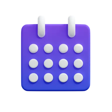 Calendar  3D Icon
