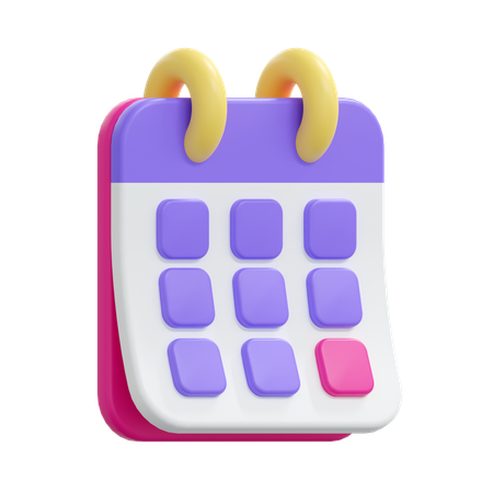 Calendar  3D Icon