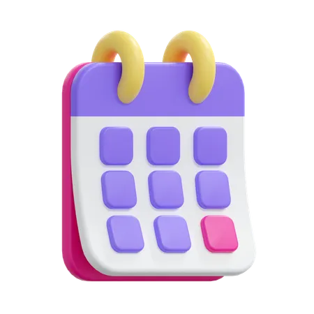 Calendar  3D Icon