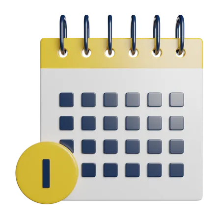 Calendar  3D Icon