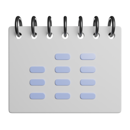 Calendar  3D Icon