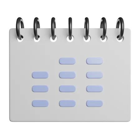 Calendar  3D Icon