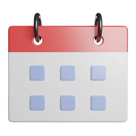 Calendar  3D Icon