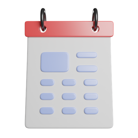 Calendar  3D Icon