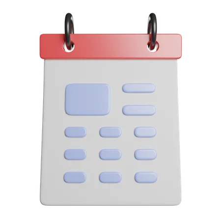 Calendar  3D Icon