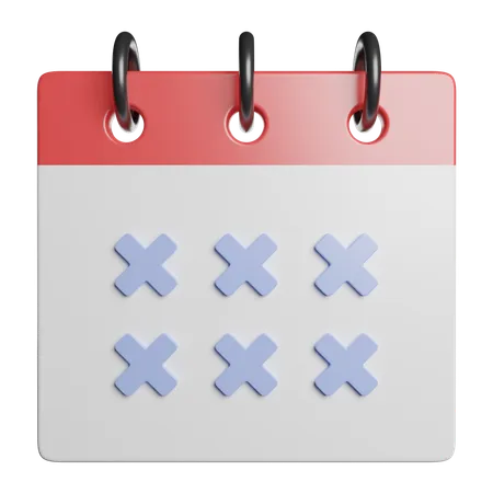 Calendar  3D Icon