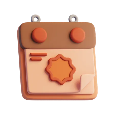 Calendar  3D Icon