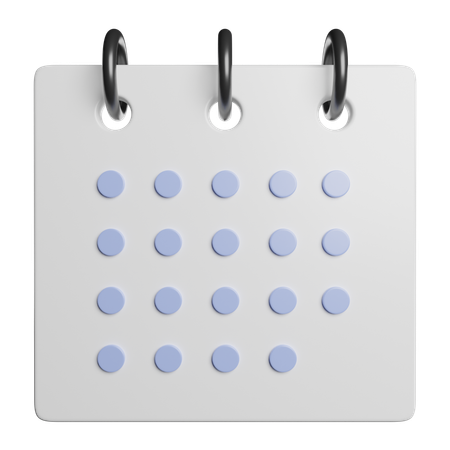 Calendar  3D Icon