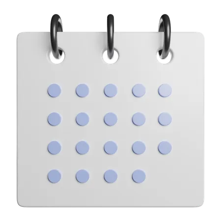 Calendar  3D Icon