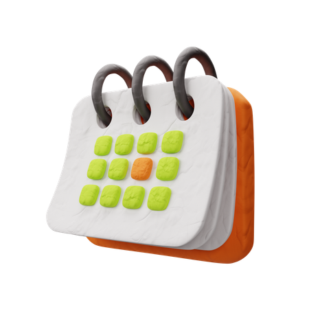 Calendar  3D Icon