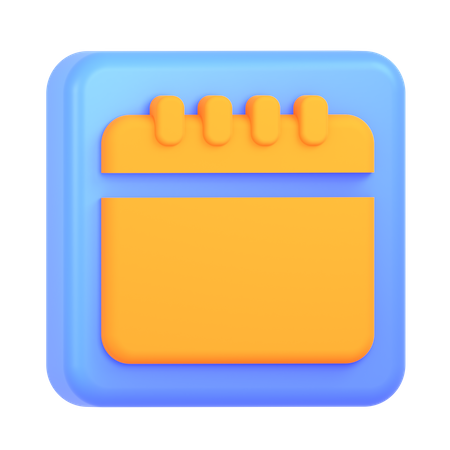 Calendar  3D Icon