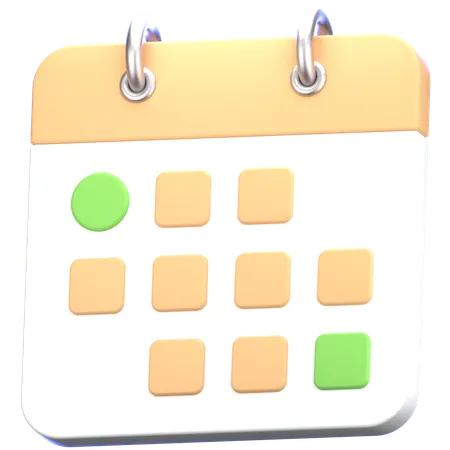 Calendar  3D Icon