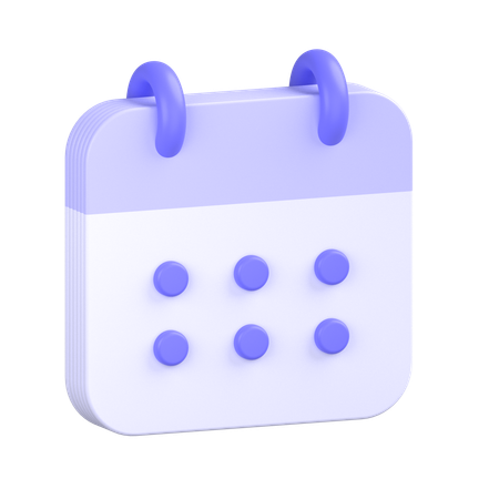 Calendar  3D Icon