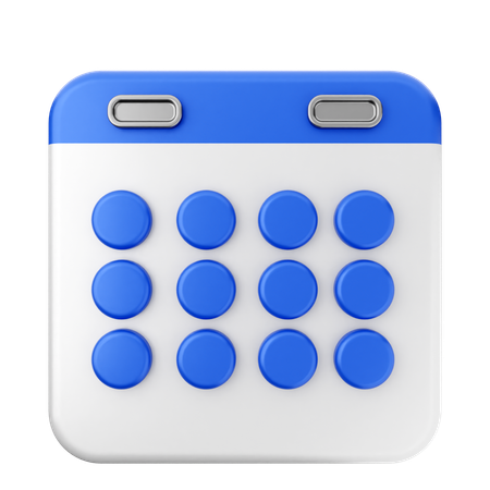 Calendar  3D Icon