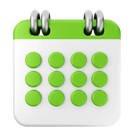 Calendar  3D Icon