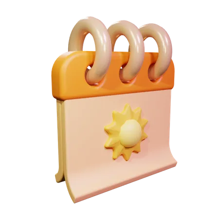 Calendar  3D Icon