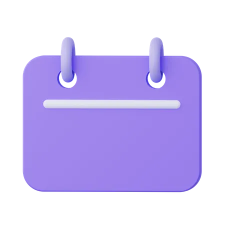 Calendar  3D Icon