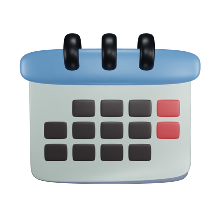 Calendar  3D Icon