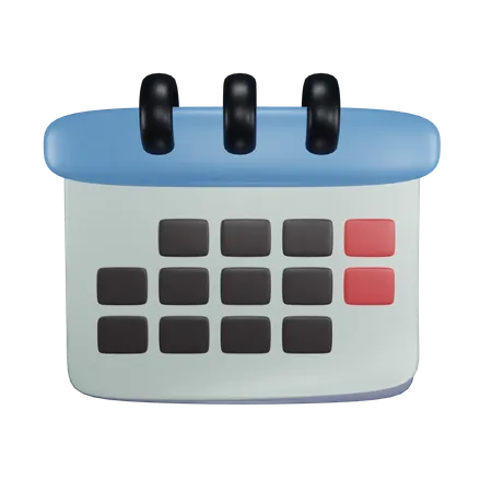 Calendar  3D Icon