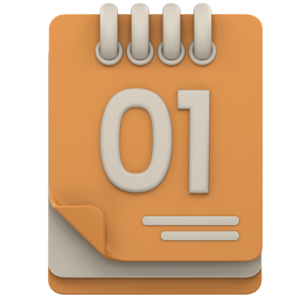 Calendar  3D Icon