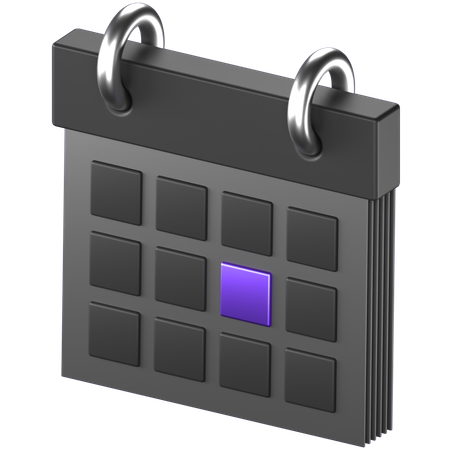 Calendar  3D Icon