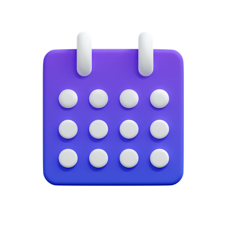 Calendar  3D Icon