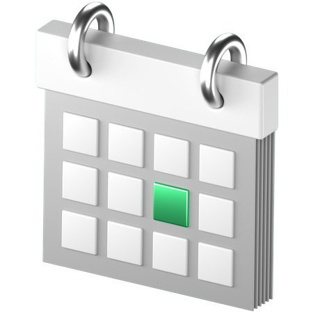 Calendar  3D Icon