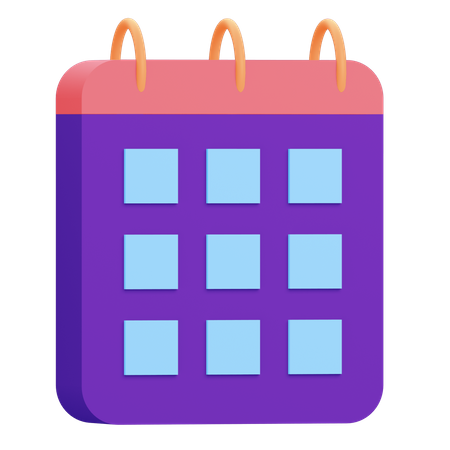Calendar  3D Icon