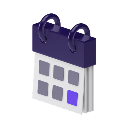 Calendar  3D Icon