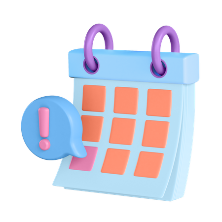 Calendar  3D Icon